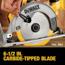 DEWALT 20V MAX 6-1/2 In. Cordless Circular Saw (Tool Only)