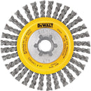 DEWALT High Performance 4 In. Carbon Stringer Bead Angle Grinder Wire Wheel