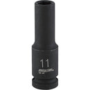 Channellock 1/2 In. Drive 11 mm 6-Point Deep Metric Impact Socket