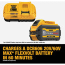 DEWALT 20V/60V MAX Lithium-Ion 8-Amp Fan Cooled Fast Battery Charger