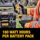 DEWALT FLEXVOLT 20V/60V MAX Lithium-Ion 9.0 Ah Battery Pack (2-Pack)