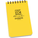 Rite in the Rain 3 In. W x 5 In. H Yellow 50-Sheet Top Spiral Bound All-Weather Memo Pad