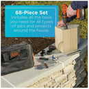 Black & Decker 20V MAX 3/8 In. Cordless Drill & Project Kit (68-Piece)