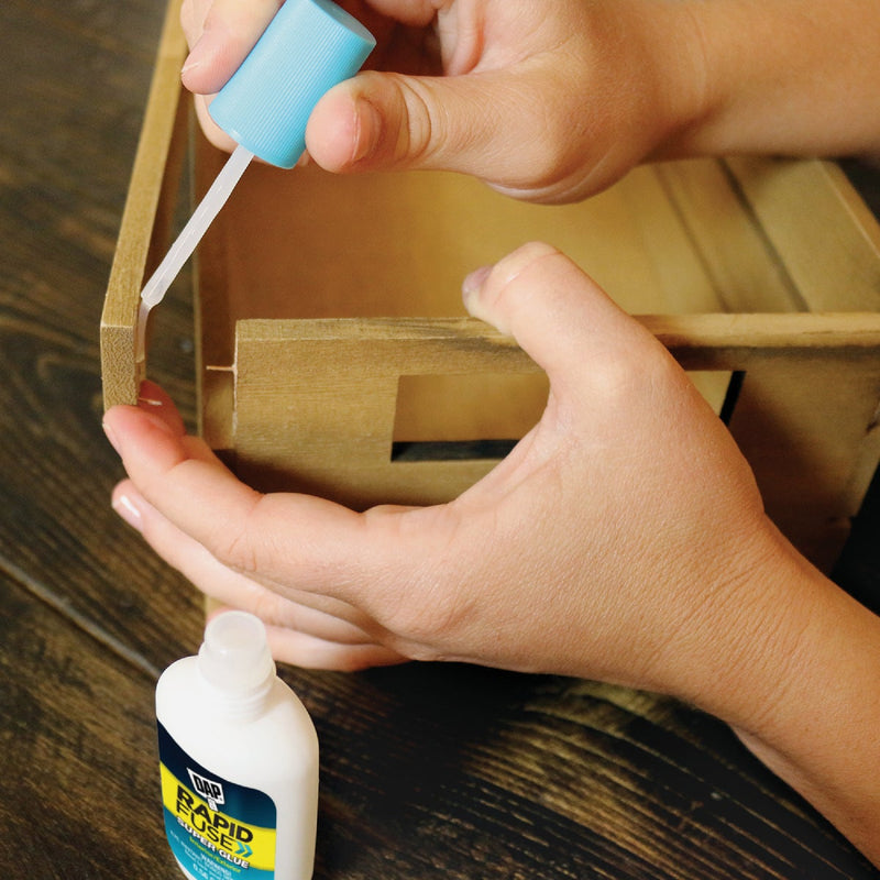 DAP RapidFuse 0.56 Oz. Clear Multi-Purpose Adhesive Brush Applicator