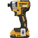 DEWALT 20V MAX Brushless 1/4 In. Hex Cordless Impact Driver Kit with 2.0 Ah Battery & Charger
