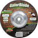 Gator Blade Type 27 7 In. x 1/4 In. x 5/8 In.-11 Masonry Cut-Off Wheel