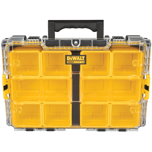 DEWALT ToughSystem 2.0 14.625 In. W x 5.07 In. H x 21.06 In. L Small Parts Organizer with 10 Bins