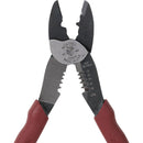 Klein 9 In. Forged Steel Crimper & Stripper/Cutter