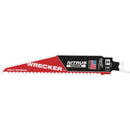 Milwaukee SAWZALL The WRECKER 6 In. 6 TPI Multi-Material Demolition Reciprocating Saw Blade with Nitrus Carbide Teeth