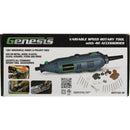 Genesis 120 Volt 1.0 Amp Variable Speed Electric Rotary Tool Kit with 40 Accessories