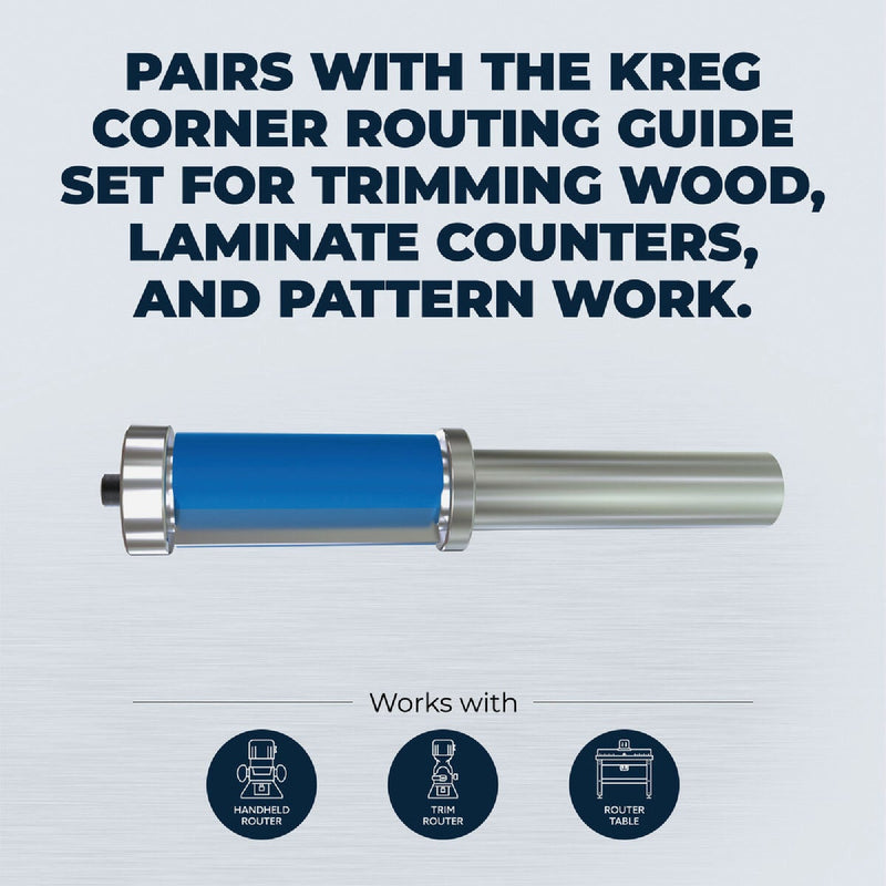 Kreg 1/2 In. Flush Trim Bit