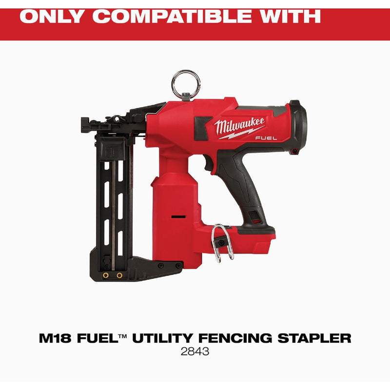 Milwaukee 2 In. 9 Ga. Galvanized Barbed Collated Fence Staple (960-Count)