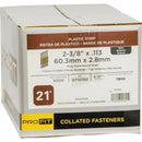 Pro-Fit 2-3/8 In. x 0.113 In. 21 Degree Plastic Strip Ring Shank Round Head Brite Framing Stick Nails (5000 Ct.)