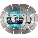 Makita X-LOCK 4-1/2 In. Segmented Rim Dry/Wet Cut Diamond Blade (2-Pack)