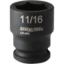 Channellock 3/8 In. Drive 11/16 In. 6-Point Shallow Standard Impact Socket