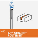 Dremel 1/8 In. Straight Router Bit