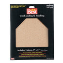 Do it Best Bare Wood 9 In. x 11 In. 100 Grit Medium Sandpaper (5-Pack)