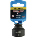 Channellock 3/8 In. Drive 1 In. 6-Point Shallow Standard Impact Socket