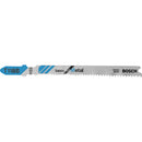 Bosch T-Shank 3-5/8 In. x 11-14 TPI High Speed Steel Jig Saw Blade, Basic for Metal (5-Pack)