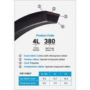 Mitsuboshi Fractional Horsepower 3L Type, 3/8 In. x 18 In.
