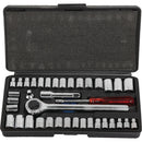 Do it Standard/Metric 1/4 In. and 3/8 In. Drive Combination Ratchet & Socket Set (40-Piece)