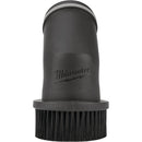 Milwaukee 1-7/8 In. Black Plastic Round Vacuum Brush