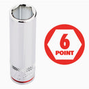 Channellock Standard 1/4 In. Drive 6-Point Deep Socket Set (10-Piece)