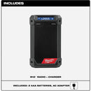 Milwaukee M12 12 Volt Lithium-Ion Cordless Jobsite Radio + Charger