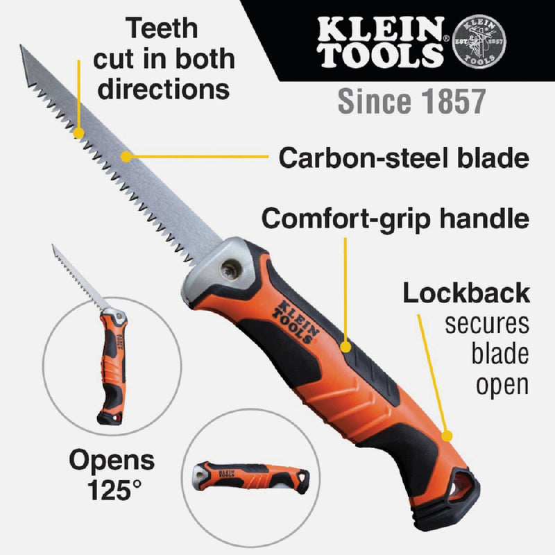 Klein 11-7/8 In. 8 TPI Folding Jab Saw