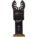 Milwaukee OPEN-LOK 1-3/8 In. Titanium Enhanced Bi-Metal Multi-Material Oscillating Blade