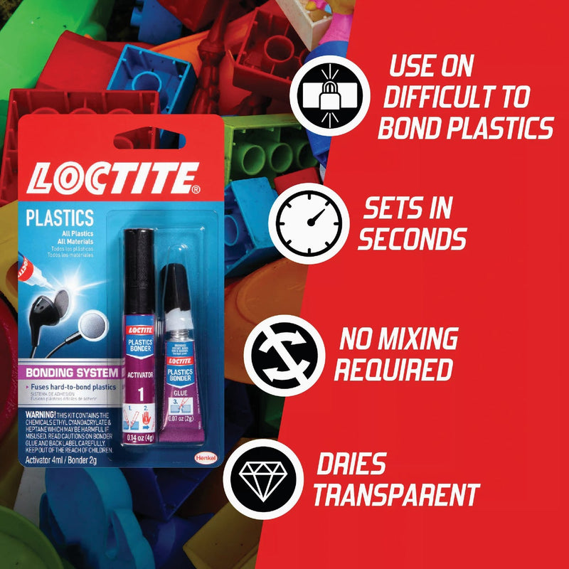 LOCTITE 2 gm Plastic Glue Bonder