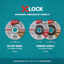 Makita X-LOCK Type 1 5 In. x 0.045 In. x 7/8 In. Metal Thin Cut-Off Wheel