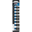 Channellock Metric 1/2 In. Drive 6-Point Shallow Impact Driver Set (8-Piece)