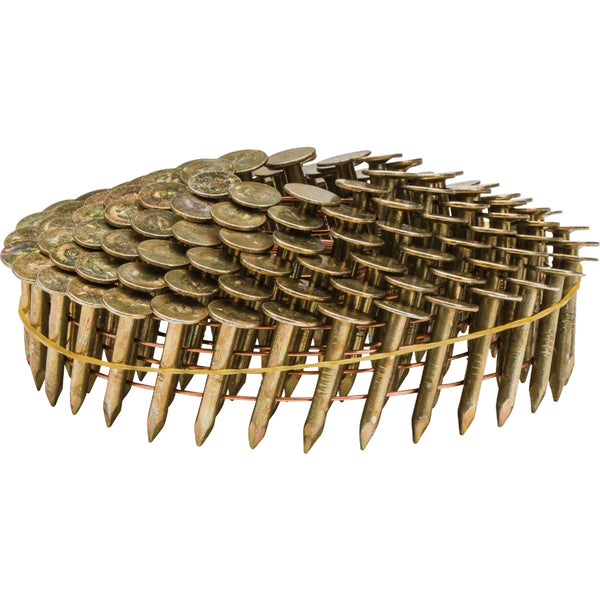 Stinger 1 In. x 0.120 In. 15 Degree Wire Weld Electro Galvanized Coil Roofing Nail (7200 Ct.)