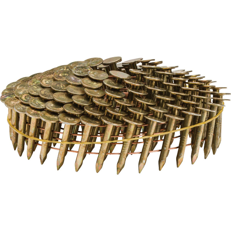 Stinger 1 In. x 0.120 In. 15 Degree Wire Weld Electro Galvanized Coil Roofing Nail (7200 Ct.)