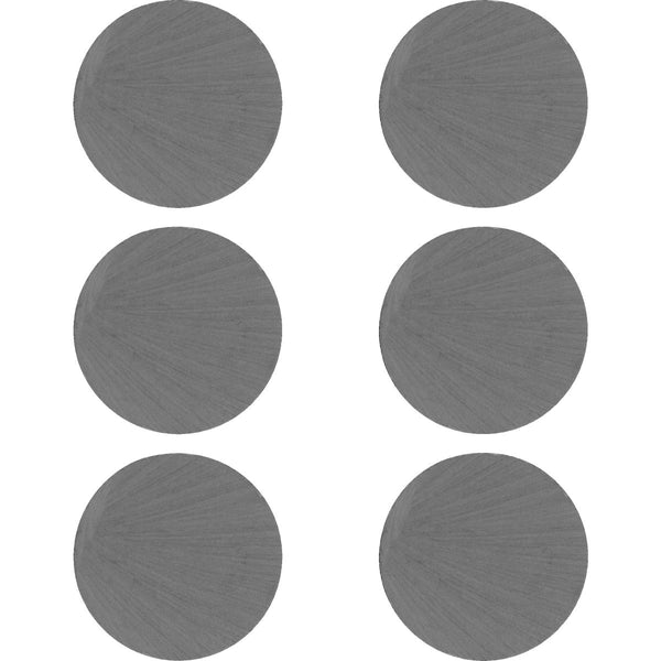 Master Magnetics Ceramic 1 in. Magnetic Discs (6-Pack)