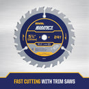 Irwin Marathon 5-3/8 In. 24-Tooth Framing/Ripping Circular Saw Blade