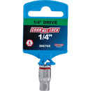 Channellock 1/4 In. Drive 1/4 In. 6-Point Shallow Standard Socket