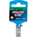 Channellock 1/4 In. Drive 5/16 In. 6-Point Shallow Standard Socket