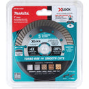 Makita X-LOCK 5 In. Turbo Rim Dry/Wet Cut Diamond Blade