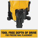 DEWALT 20V MAX Brushless 15 Degree 1-3/4 In. Cordless Coil Roofing Nailer Kit with 2.0 Ah Battery & Charger