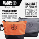 Klein 1-Pocket 8-1/2 In. & 9 In. Stand-Up Zipper Tool Bag (2-Pack)