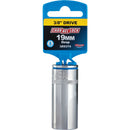 Channellock 3/8 In. Drive 19 mm 6-Point Deep Metric Socket