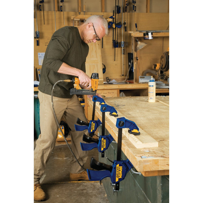 Irwin Quick-Grip 12 In. Medium-Duty One-Hand Bar Clamp
