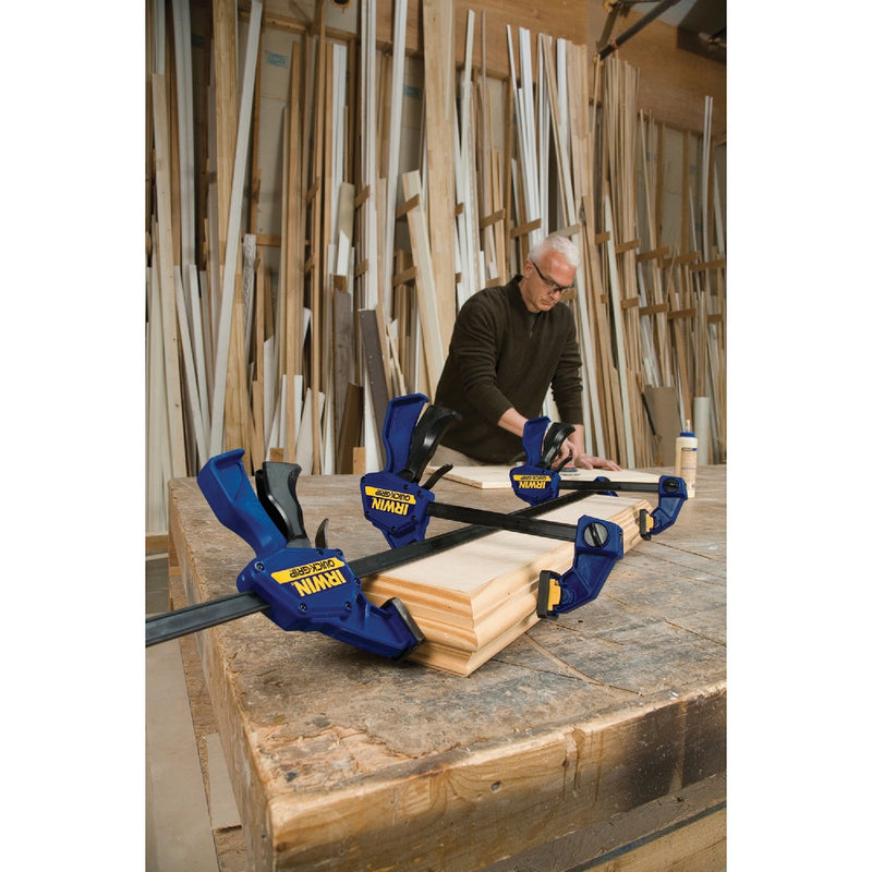 Irwin Quick-Grip 12 In. Medium-Duty One-Hand Bar Clamp