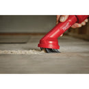 Milwaukee AIR-TIP 1-1/4 In. - 2-1/2 In. Red Plastic Cross Bristle Vacuum Brush
