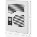Cadet Energy Plus 1600W 240V Electric Fan-Forced Heater with Digital Thermostat, White