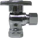 ProLine 5/8 In. OD x 1/4 In. OD Quarter Turn Angle Stop