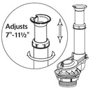 Korky 1.6 and 1.28 GPF Adjustable Flush Valve Kit