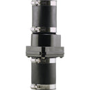 PLUMBEEZE 2 In. ABS Thermoplastic In-Line Sump Pump Check Valve